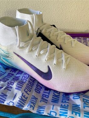 Nike Zoom Mercurial Superfly 10 Elite LV8 FG Cleats HV4888-100 - Size 6.5
